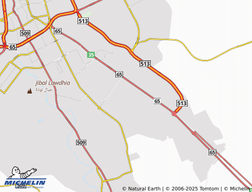 MICHELIN Al Misfat Dist map - ViaMichelin