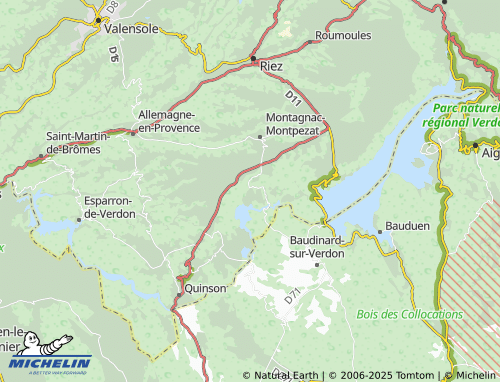 Mapa MICHELIN Montpezat - ViaMichelin