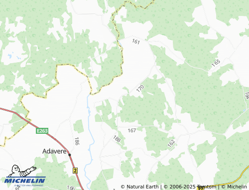 MICHELIN Uuevälja map - ViaMichelin
