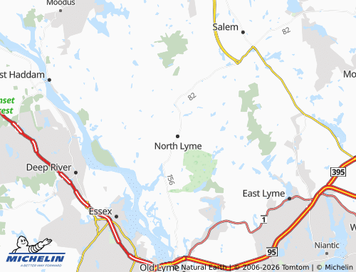 Mappa MICHELIN North Lyme - ViaMichelin