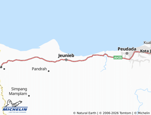 MICHELIN Teupin Keupula map - ViaMichelin