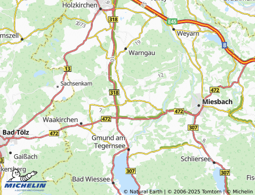MICHELIN Burgweg map - ViaMichelin