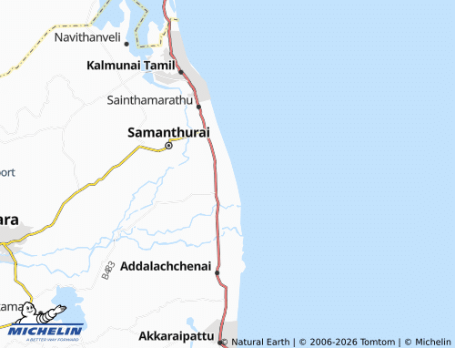 Mappa MICHELIN Ninthavur 07 - ViaMichelin