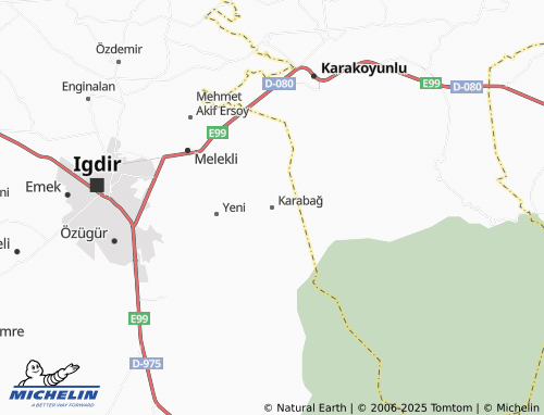MICHELIN-Landkarte Karabağ - ViaMichelin