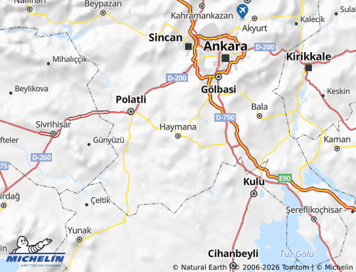 Mappa MICHELIN Haymana - ViaMichelin
