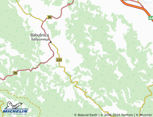 Kaart MICHELIN Stol - ViaMichelin