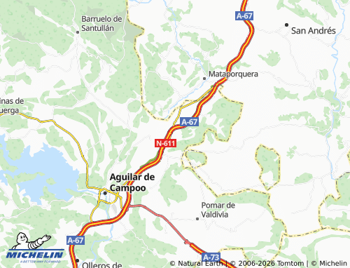 MICHELIN Canduela map - ViaMichelin