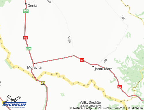 MICHELIN Gherman map - ViaMichelin