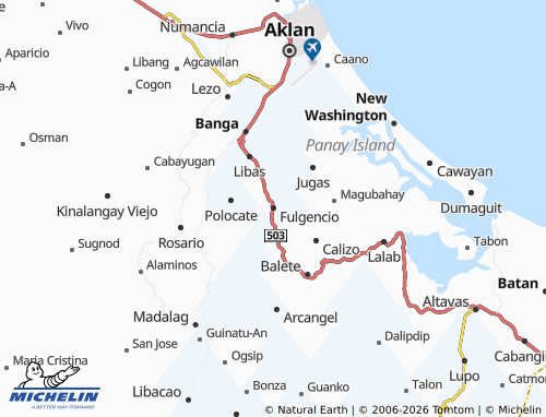 MICHELIN Fulgencio map - ViaMichelin
