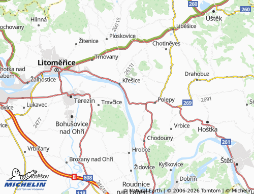 Mappa MICHELIN Nučnice - ViaMichelin