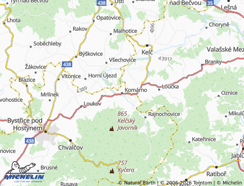 Mappa MICHELIN Komárno - ViaMichelin