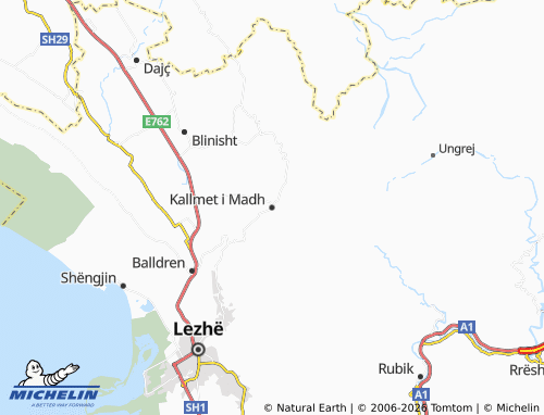 Mapa MICHELIN Kallmet i Madh - ViaMichelin