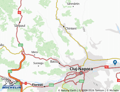 MICHELIN-Landkarte Popești - ViaMichelin