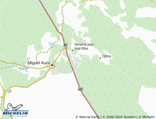 MICHELIN El Caliche map - ViaMichelin