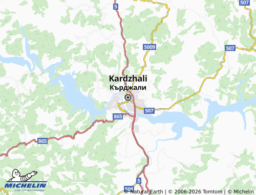 Kaart MICHELIN Kardzhali - ViaMichelin