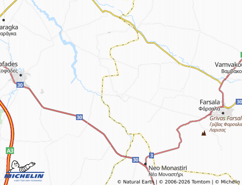 MICHELIN Stavros map - ViaMichelin