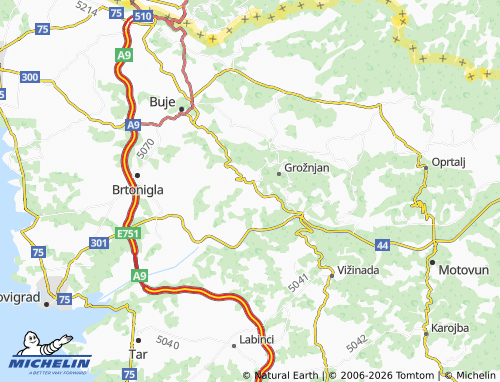 Mapa MICHELIN Sveti Ivan - ViaMichelin
