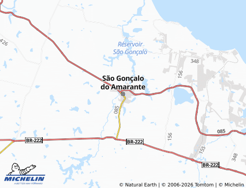 MICHELIN São Gonçalo do Amarante map - ViaMichelin