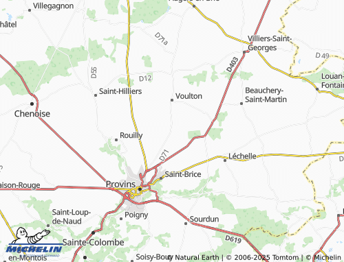 Carte MICHELIN Saint-Martin-des-Champs - ViaMichelin