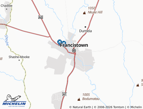Mapa MICHELIN Area W - ViaMichelin