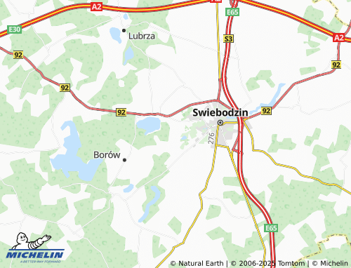 MICHELIN-Landkarte Rozłogi - ViaMichelin