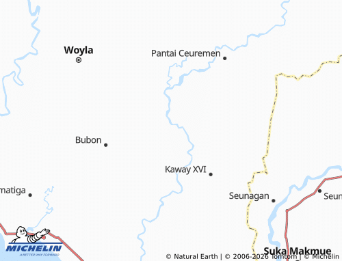 MICHELIN Sawang Teubee map - ViaMichelin