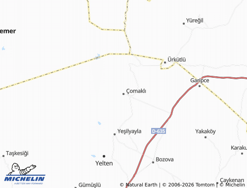 MICHELIN Çomaklı map - ViaMichelin