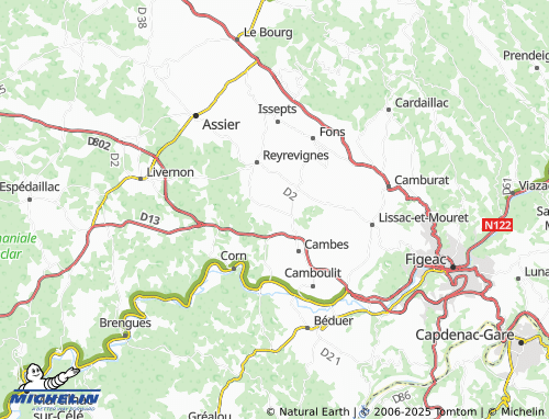 Carte MICHELIN Puy-Blanc - ViaMichelin