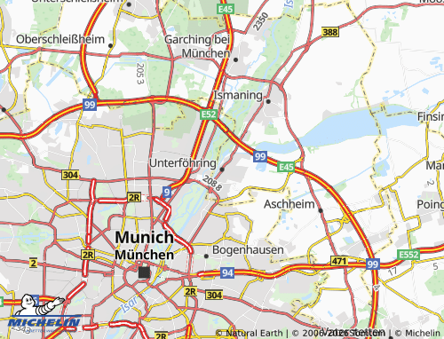 Mapa MICHELIN Unterföhring - ViaMichelin
