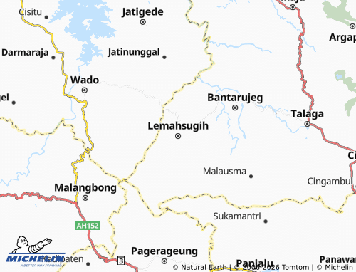 MICHELIN-Landkarte Lemahsugih - ViaMichelin