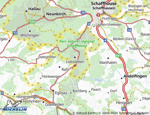 Mapa MICHELIN Lottstetten - ViaMichelin
