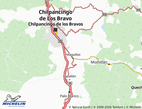 Mapa MICHELIN Tetipac I - ViaMichelin