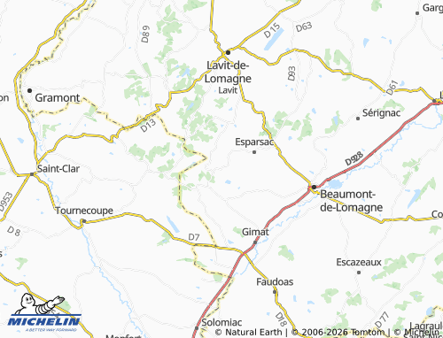 Mappa MICHELIN Glatens - ViaMichelin