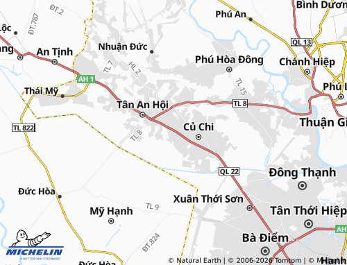 Mapa MICHELIN Tân Thông Hội - ViaMichelin