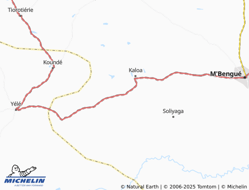 MICHELIN Forokouan map - ViaMichelin