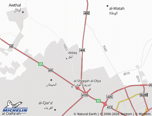 MICHELIN-Landkarte Tayyibah - ViaMichelin