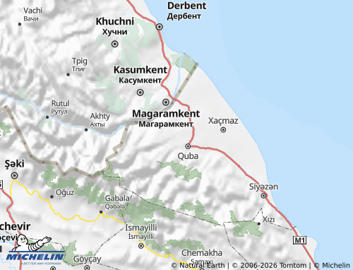 Mappa MICHELIN Qusar - ViaMichelin