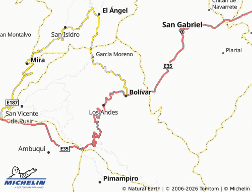 MICHELIN Bolívar map - ViaMichelin