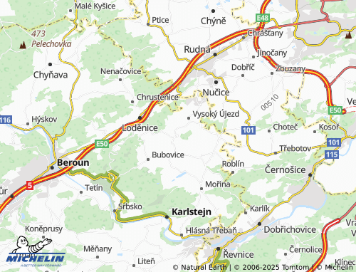 MICHELIN-Landkarte Lužce - ViaMichelin