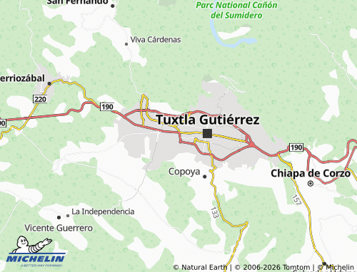 MICHELIN Bugambilias map - ViaMichelin