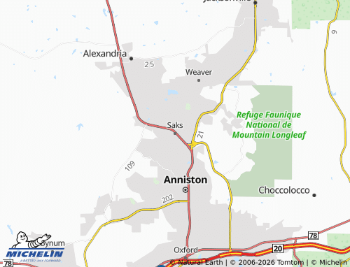 Mappa MICHELIN Saks - ViaMichelin