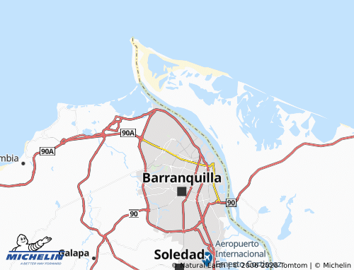 Carte MICHELIN Paraíso - ViaMichelin