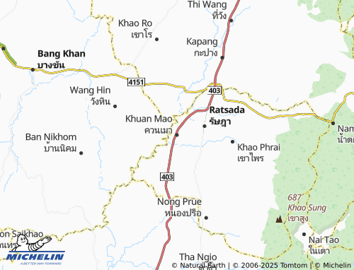 MICHELIN Khuan Mao map - ViaMichelin