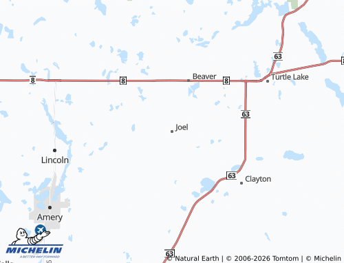 Mappa MICHELIN Joel - ViaMichelin