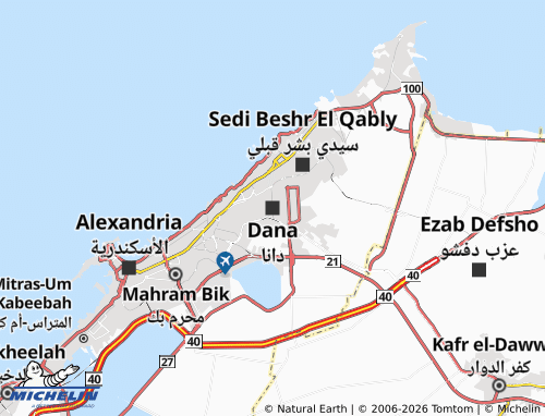 Mapa MICHELIN Dana - ViaMichelin