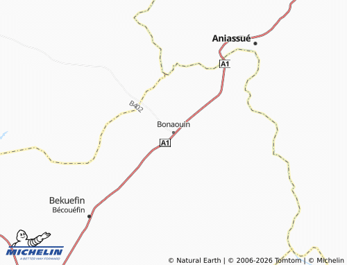 MICHELIN-Landkarte Bonaouin - ViaMichelin