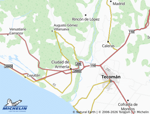 MICHELIN-Landkarte Cofradía de Juárez - ViaMichelin