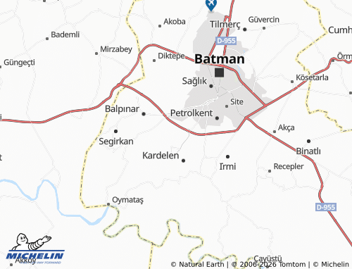 MICHELIN Yenişehir map - ViaMichelin