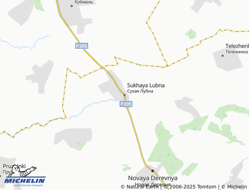 MICHELIN Sukhaya Lubna map - ViaMichelin