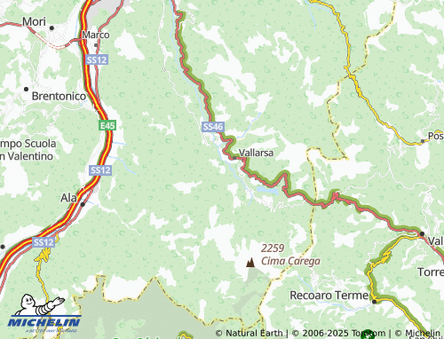 Carte MICHELIN Bruni - ViaMichelin